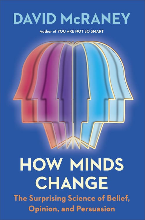 Book cover with title How Minds Change